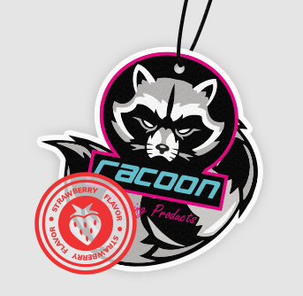 Racoon AIR FRESHENER (Duftbaum)